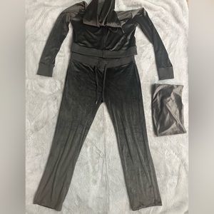 Aerie Velour Lounge Set size Large/ Bandeau size Medium